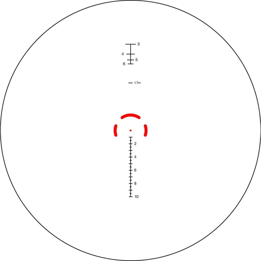 1–10×28 ED FFP LPVO – 34mm MRAD | USEEIN