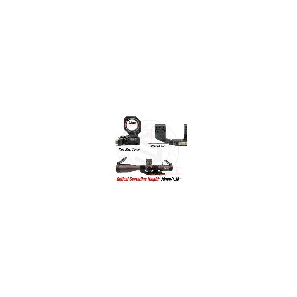 34mm Quick-Detach Scope Mount 1.50in | USEEIN