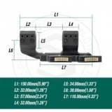 34mm Quick-Detach Scope Mount 1.50in | USEEIN