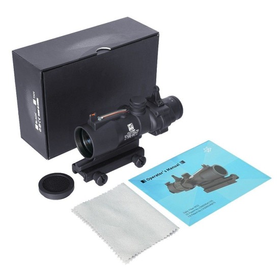 4×32 Fiber Prism Scope with Horseshoe Reticle | USEEIN