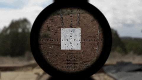 Second focal plane reticle remaining constant as magnification changes