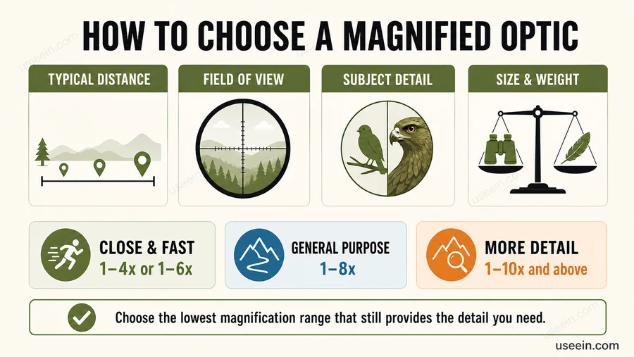 How to Choose a Magnified Optic comparison guide