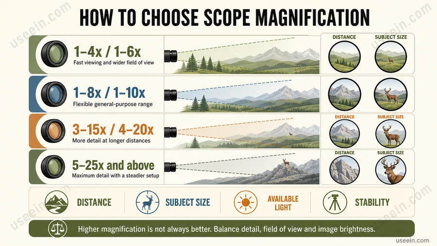 How to Choose Scope Magnification guide
